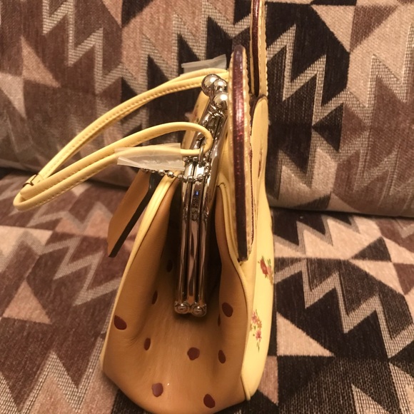 Coach KISSLOCK BAG FLORAL PRINT MINNIE MOUSE EARS - Picture 5 of 8